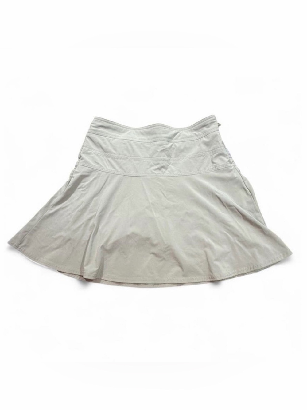 Athleta Khaki Athletic Tennis Golf Skort Built In Shorts Women's Size 4